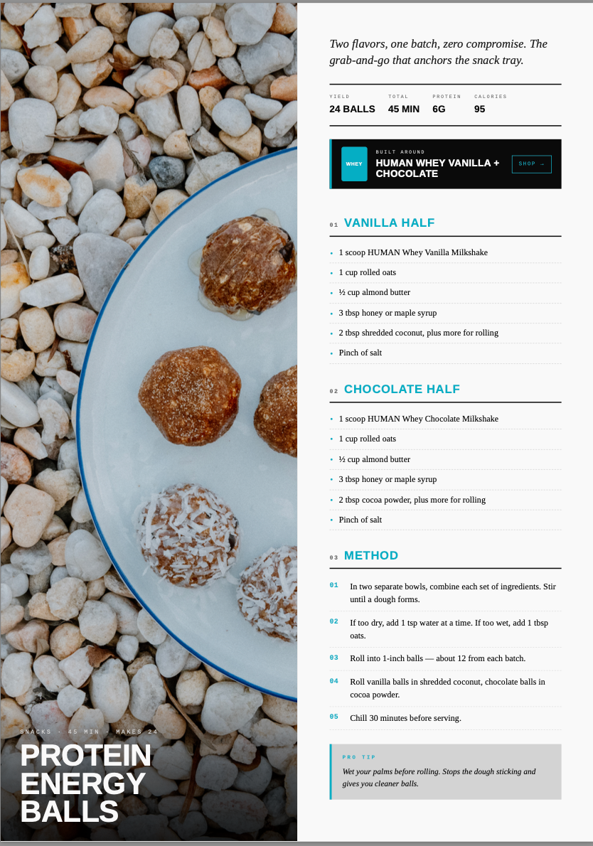 Protein Energy Balls
